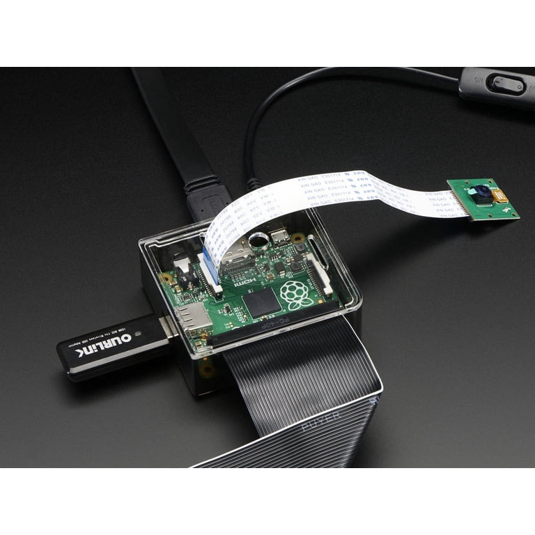 Adafruit Raspberry Pi A+ Case - Smoke Base W/ Clear Top | Buy In