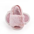thumbnail image 4 of Infant Baby Girls Anti-slip Sandals Toddler Faux Fur Tie-dye Slippers House Shoes, 4 of 5
