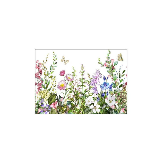 Pegatinas de pared Inteprter Flores impermeables para plantas Mural de fondo papel tapiz Decoración baño cocina guardería hogar