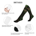 thumbnail image 5 of Lsque Framed Greenery Wall Art Pattern Sport Compression Socks for Men & Women 15-20 mmHg Knee High Nurse Pregnant Running Medical and Travel Athletic, 5 of 6