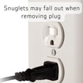 thumbnail image 3 of Enchufe Wall Outlet Fix Snug, paquete de 10 unidades, transparentes, para enchufes de 110 V, 3 of 6
