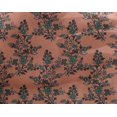 thumbnail image 4 of oneOone Georgette Viscose Fabric Leaves & Floral Block Printed Craft Fabric BTY 42 Inch Wide, 4 of 4