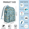 thumbnail image 5 of Geometric Dog Pattern Casual Daypack – Lightweight Oxford Backpack with Comfortable Carrying, Large Capacity, and Anti-theft Features Suitable for Daily Commuting, Outdoor Activities, and School, 5 of 5