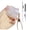 Clear-4, variant on Suitable for Apple AirPods 4th Generation 2024 Flower Carving Case with Keychain
