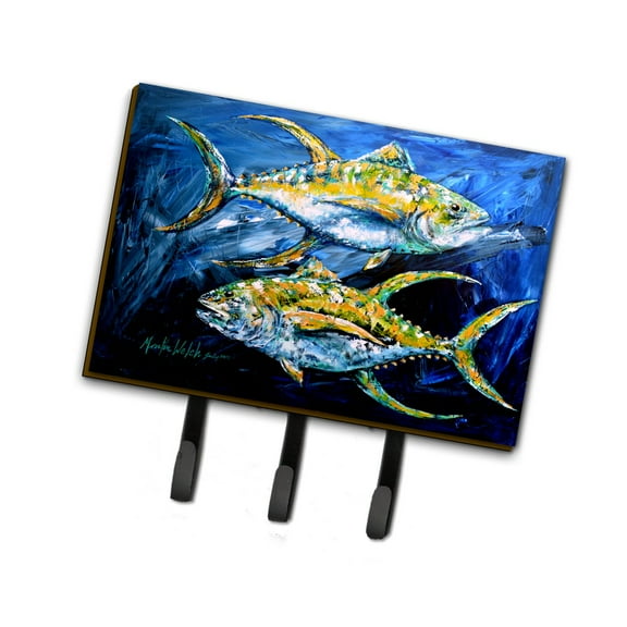 Carolines Treasures MW1125TH68 Fish - Tuna Tuna Blue Leash or Key Holder Triple multicolor
