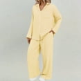 thumbnail image 2 of MEICHEN Pajamas Set for Women Womens Fuzzy Pajama Sets Warm Cozy Winter Sets Fleece Set Loose Comfy Ladies Plush Sleepwear Women's Sleepwear, 2 of 4