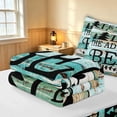 thumbnail image 5 of Erosebridal Rustic Lodge Cabin Zipper Queen Comforter Set with Fitted Sheet and 2 Pillowcases, Camping Adventure Zipper Bedding Set, 5 of 7