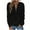 Black, variant on BLCHUNen Sweatshirts Jackets for Women Cable Knit 1/4 Zip Crew Neck Pullover Workout Sports Casual Fall Long Sleeve Tops