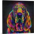 thumbnail image 1 of ARTCANVAS Bloodhound Dog Canvas Art Print - Size: 36" x 36" (1.50" Deep), 1 of 9