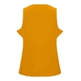 thumbnail image 5 of Women's Ribbed Sleeveless Tank Top, Racerback Thick Strap Casual Camisole, Solid Color Basic Cami for Women, Summer Layering Tops, Everyday Basic Casual Tops for Women Yellow XXL, 5 of 5