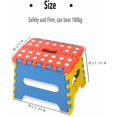 thumbnail image 2 of Foldable and Portable Step Stool, Small Folding Step Stool, Non-Slip Step Stool, Folding Stool for Kids and Adults, Holds up to 220 lbs, for Kitchen,, 2 of 4