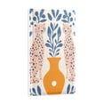 thumbnail image 2 of Yayeee Blank Wall Plate Cover 1-Gang 4.5"x2.7" Home Unused Decorative Outlet, Leopards Leaves, 2 of 7