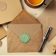 thumbnail image 4 of 50pcs Leaf Wax Seal Stickers Green Decoration Stickers Plant Adhesive Envelope Sealing Stickers, 4 of 6