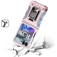 thumbnail image 2 of Military Grade Shockproof Hybrid Armor Case with Ring Grip for Motorola Razr 2024 - Rose Gold, 2 of 4