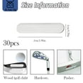 thumbnail image 2 of 30PCS Golf Weighted Lead Tapes Self Adhesive Golf Lead Tape Strips Putter Lead Tape for Pickleball Paddles, Golf Clubs, Tennis Rackets (Silver), 2 of 7