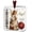 F, variant on Angel Christmas Acrylic Ornament, Multi-Purpose Hanging Money Holder, Clear Pendant with Slot for Cash, Cards or Chocolate, Holiday Tree Decor Gift