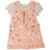 Little Lass Baby Girls 2-pc. Unicorn Foil Dress Set 18 Months Pink/white