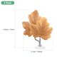thumbnail image 3 of Uxcell 2-Pack Betta Fish Leaf Pad, Hammock Plant Leaf Pad, Cama de Descanso para Peces para Decoraciones de Tanques de Peces [Amarillo, Forma de Hojas de Uva], 3 of 7
