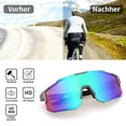 thumbnail image 4 of Gafas de sol deportivas para hombre y mujer, gafas de ciclismo con espejo, gafas deportivas para ciclismo de montaña, carretera, ciclismo, running, enduro, con protección UV400, 4 of 5
