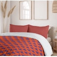 thumbnail image 6 of Ambesonne Magician Duvet Cover Sets, Witch Wizard Hat Halloween, 2-King, Dark Orange Blue Violet, 6 of 7