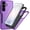 Lavender/Black, variant on REQO for Samsung Galaxy S26 Case with HD Screen Protector [Military Grade Drop Protection] Heavy Duty Full Body Shockproof Protection for Galaxy S26 Phone Case