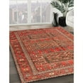 thumbnail image 2 of Ahgly Company Indoor Rectangle Traditional Brown Persian Area Rugs, 7' x 10', 2 of 6