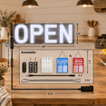 Cold White LED Open Sign for Business, 30