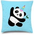 thumbnail image 1 of Awkward Styles Nursery Decorative Pillow Covers Pandicorn Throw Cushion Case, 1 of 2