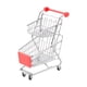thumbnail image 5 of Mini carro de mano de supermercado de 2 niveles Sunnimix carrito de compras juguetes Rojo, 5 of 8