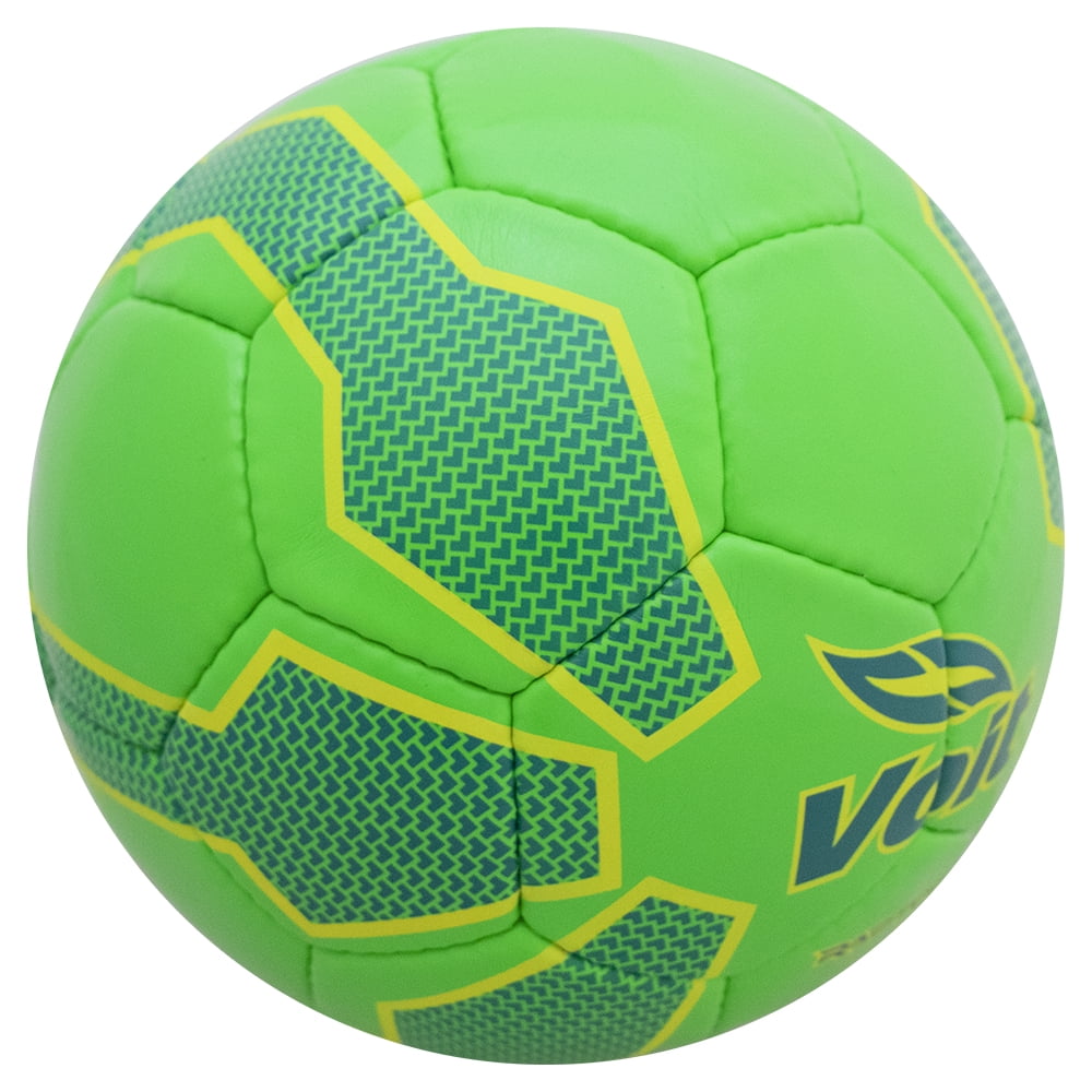 Voit Raptor Soccer Ball, Green No.5 PVC- Hand-Stitched for Stability and Superior Grip