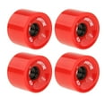 thumbnail image 3 of Almencla 4Pcs Skateboard Replacement Roller Cruiser Maintenance Parts Red, 3 of 8