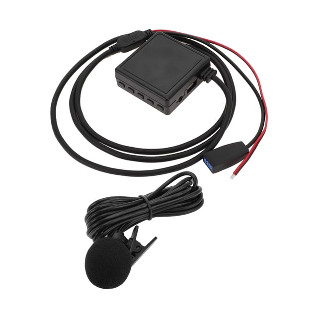 Arnés de Radio Estéreo Unique Bargains para BMW E39 E46 E53 Adaptador AUX Bluetooth Conveniente Cable de Música Micrófono Manos Libres 1 Set
