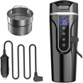 thumbnail image 1 of Car Kettle, 12v/24v Car Electric Kettle Heated Water Cup For Car/truck/travel, Portable Car Electric Kettle With Lcd Display Made Of 304 Stainless Ste, 1 of 5