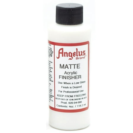 UPC: 0086366620045 | 79AS Angelus Leather Articles Shiny Glossy Acrylic Finisher 4 Oz Matte