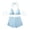 Blue, variant on Two Piece Swimsuit for Women, 2 Piece Bathing Suits for Women, Bathing Suit for Women 2 Piece, Women's Gingham Plaid Swimsuits Bow Triangle Halter Shorts Bottoms Bikini Sets Bathing Suit, Blue L