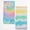Yellow, variant on Retro Hippie Purple and Blue Tie Dye Kitchen Towels, 24 x 16 Inches, Colorful Dish Towels Set of 2