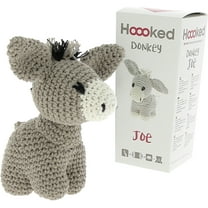 Hoooked Donkey Joe Yarn Kit W/Eco Brabante Yarn-Taupe