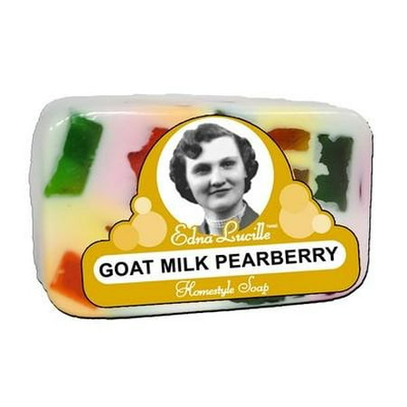 - Edna Lucille Homestyle Soap 5.5 Ounce Bar (Goat Milk Pearberry)