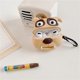 thumbnail image 5 of Funda de silicona suave de dibujos animados compatible con AirPods 2 y 1, divertida y divertida funda protectora a prueba de golpes [Linda serie de animales tridimensionales] (Bulldog divertido), 5 of 5