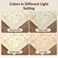 thumbnail image 7 of Design&I 5'x7' Ultra Soft Area Rug, Neutral Damask Vintage Botanical Scrollwork Beige Cream Pile None Fluffy Washable Non Shedding for Bedroom Living Room Home Office, 7 of 7