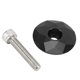 thumbnail image 1 of Cubierta Superior Para Vástago De Bicicleta, Cubierta Superior Para Auriculares De Bicicleta Con Revestimiento Al Vacío De PVD Sin Deformación, Dureza Mejorada Para Reparación Mgaxyff Negro, 1 of 8