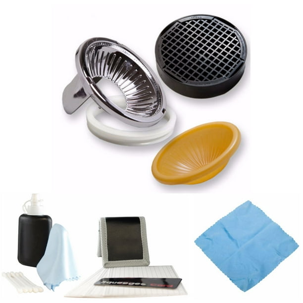 Gary Fong Lightsphere Flash Diffuser Dome Kit with Camera Cleaning