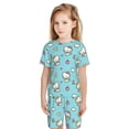 thumbnail image 2 of Hello Kitty Sleepwear Short sleeve Top and Shorts Pajama Summer Pjs 2-Piece Pajama Set, 2 of 8