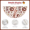 thumbnail image 3 of Rateoe Rabbit And Egg Pattern Christmas Tree Skirt with Ties , Christmas Tree Decorations, Farmhouse Christmas Decor Xmas Holiday Decorations-30", 3 of 6