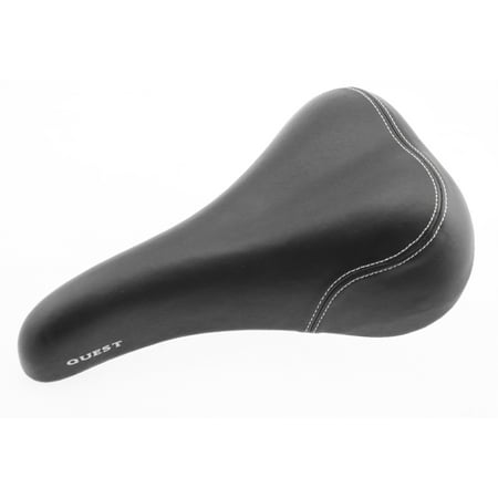 Cionlli Quest Hybrid / MTB Bike Saddle Seat w/Clamp Black