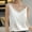 White, variant on Rvkxad Tank Tops for Women 2025 Sleeveless Silk Satin Basic T Shirts Spaghetti Strap Solid V Neck Cami Blouses Summer Casual Tops Tank Shirt Birthday Gifts for Her Black 3XL