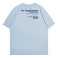 thumbnail image 2 of VBARHMQRT Compression T-Shirt pour Hommes T-Shirt Décontracté pour Hommes Doux et Confortable Petit T-Shirt en Coton Imprimé avec Col Rond et Manches Courtes Bleu Pâle, 2 of 3