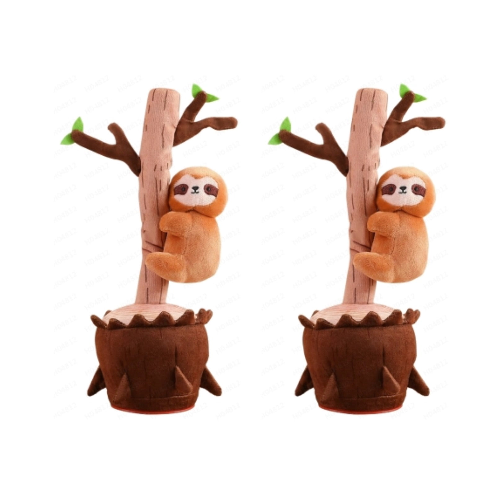 Interactive Baby Toys Dancing Talking sloth Toy,Funny Gift for Infant 6-18 Months, Singing Musical Record Repeat What You Say Light Up Toy for Toddler 1 2 3 Year Old Boy Girl (sloth,2PC)
