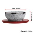 thumbnail image 2 of MDLUU Dolsot Bibimbap Bowl 32 Oz Granito Stone Bowl con base de madera Dolsot Pot para sopa coreana arroz y guiso, 2 of 5