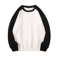 thumbnail image 3 of Chiccall Sweatshirts for Men Crew Neck Long Sleeve Soft Sweat Shirts Casual Fashion Colorblock Pullover, 3 of 5
